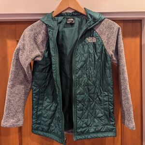 The North Face Green and Gray Jacket